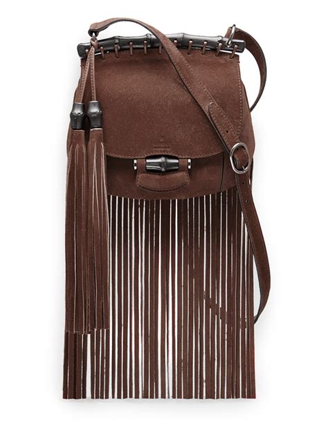 gucci fringe bag|gucci leather shoulder bag.